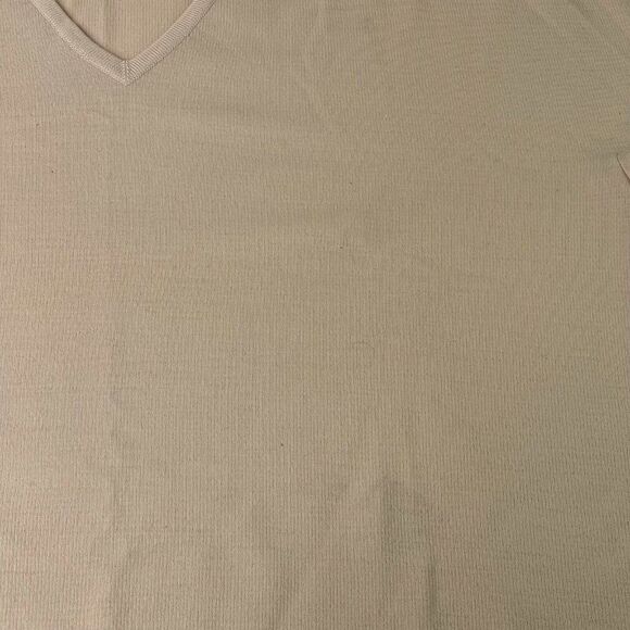 ST. CROIX MEN’S PULLOVER CREME Size XX Zephyr wool knit V-Neck SWEATER - Picture 5 of 12